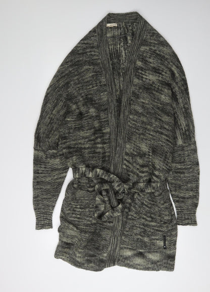 Womens UK Size M/L DKNY JEANS Grey Cardigan Jumper