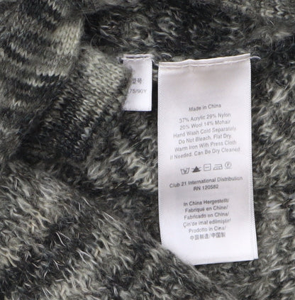 Womens UK Size M/L DKNY JEANS Grey Cardigan Jumper