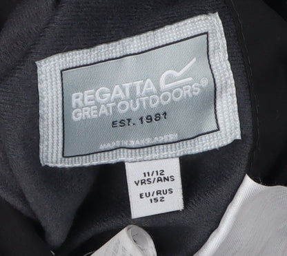 Regatta Boys Black Camouflage Puffer Jacket 11-12 Years