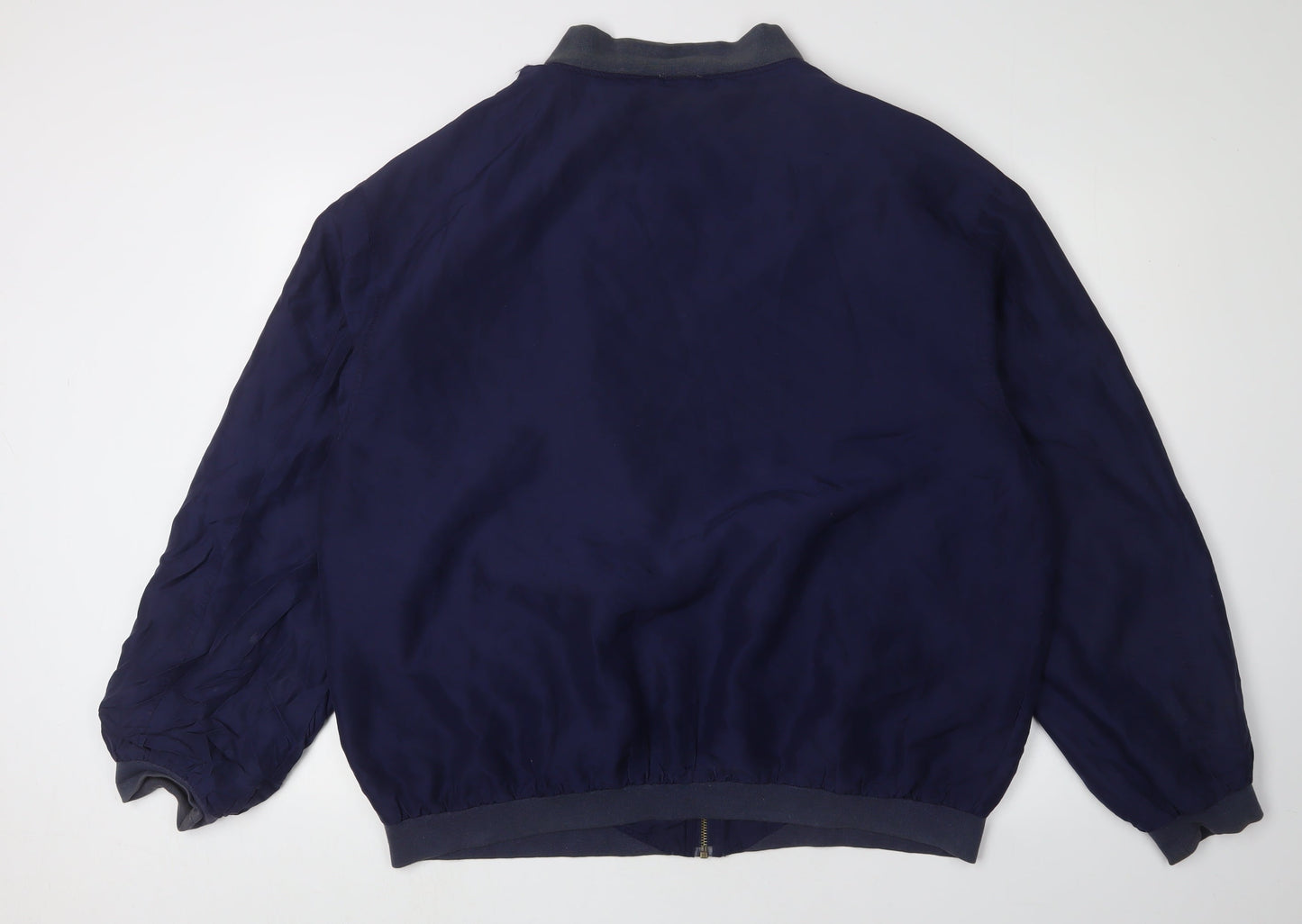 Mens UK Size L Loving Youth Blue Bomber Jacket