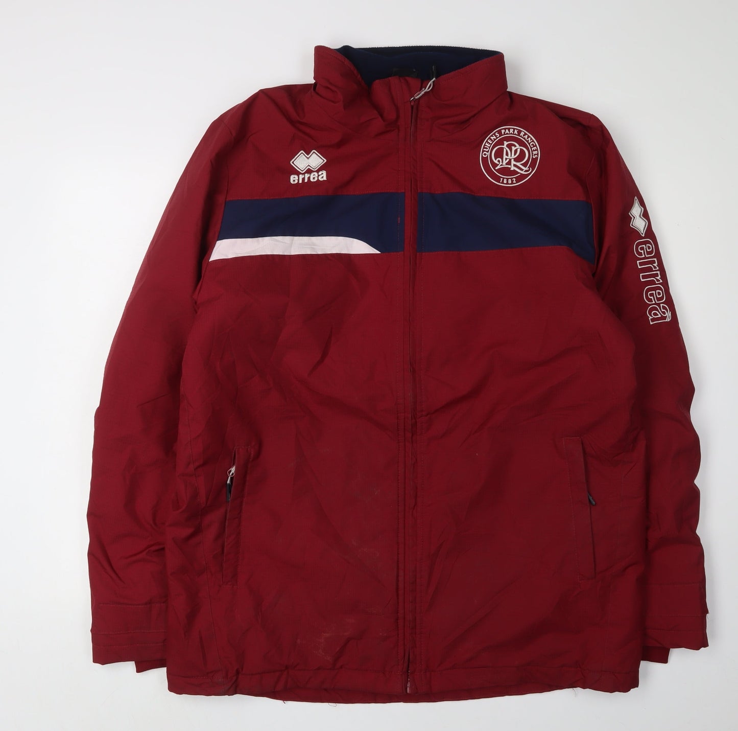 Mens UK Size L errea Red Varsity Jacket