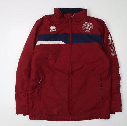 Mens UK Size L errea Red Varsity Jacket