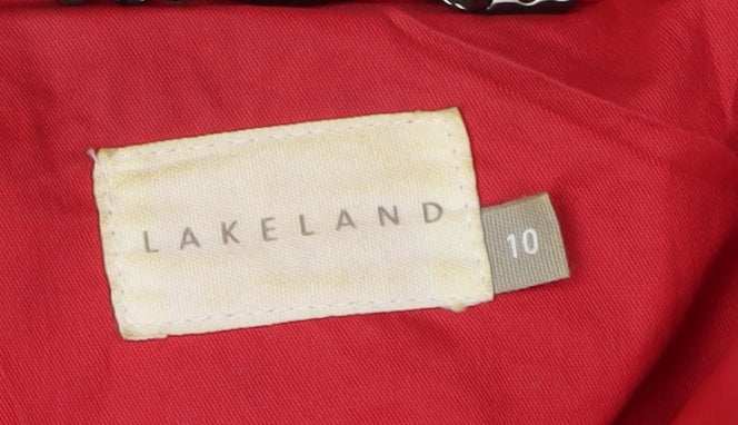 Lakeland Women's Red Quilted Jacket Size 10