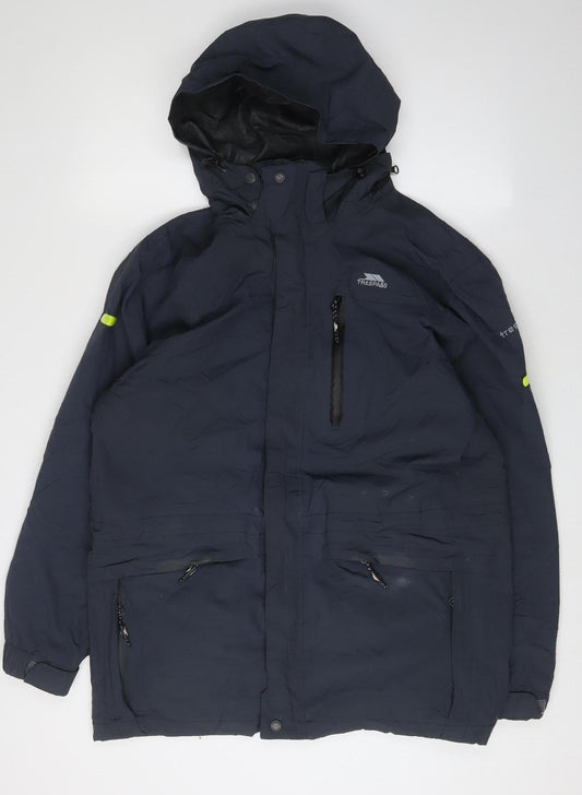 Mens UK Size S Trespass Black Parka Coat