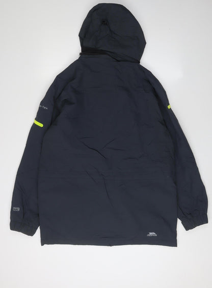 Mens UK Size S Trespass Black Parka Coat