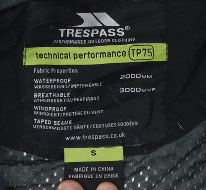 Mens UK Size S Trespass Black Parka Coat