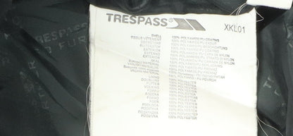 Mens UK Size S Trespass Black Parka Coat