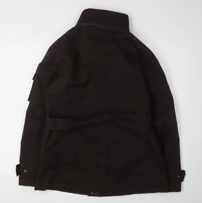 Crane Trail Women's Brown Belted Mid-Length Jacket M