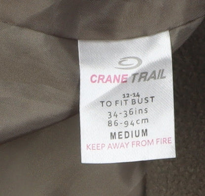 Crane Trail Women's Brown Belted Mid-Length Jacket M