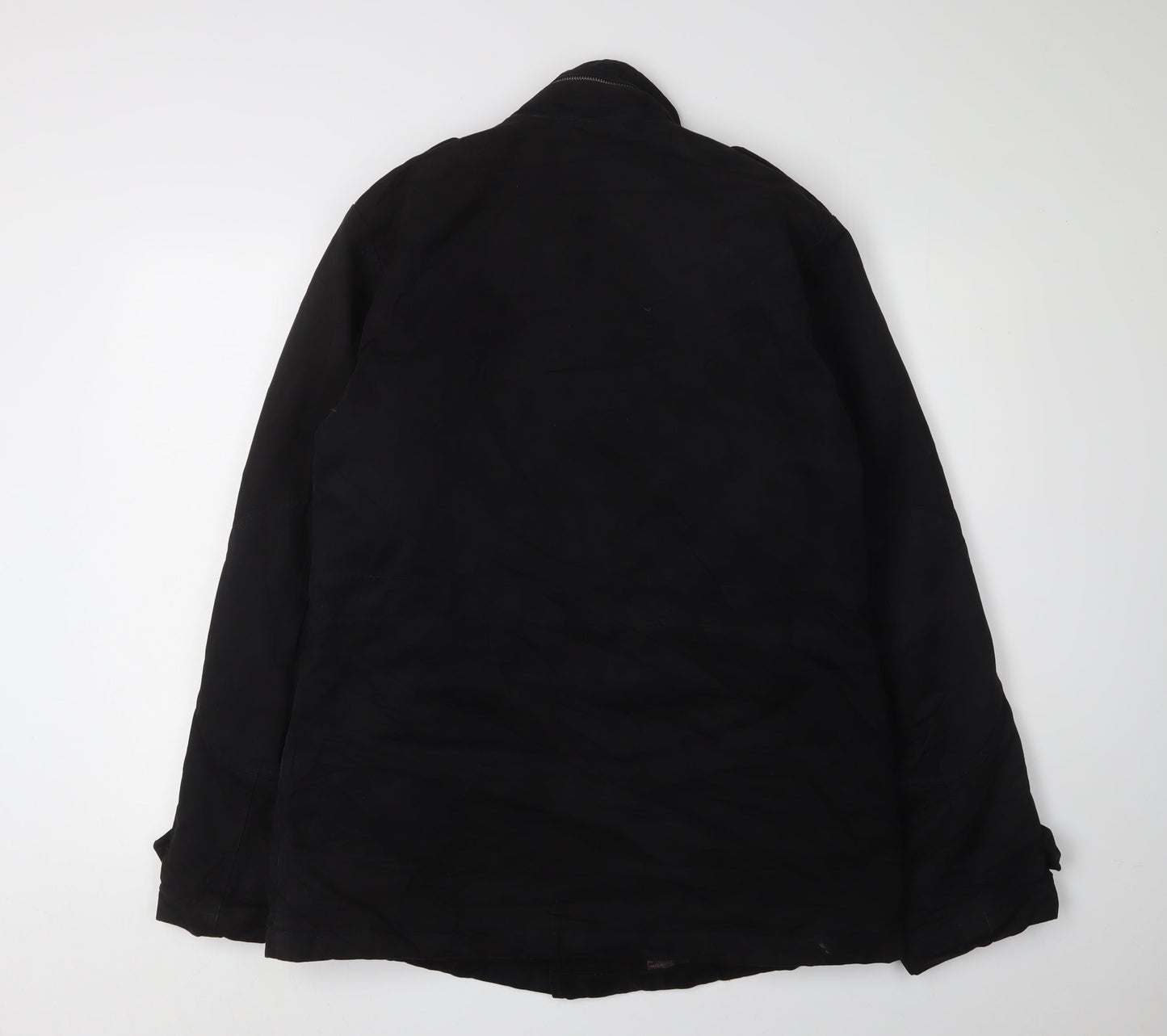 Mens UK Size M Vintage Black Basic Jacket