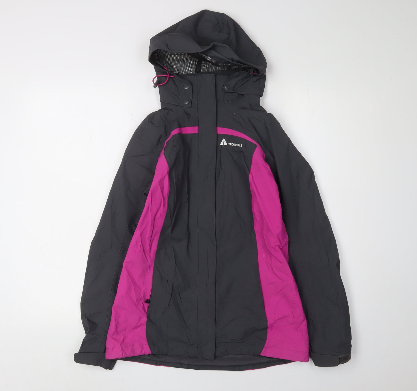 Technicals Women's Black Pink Waterproof Ski Jacket