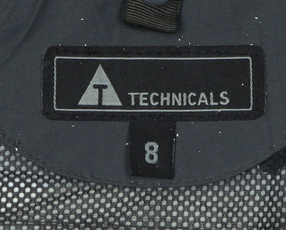 Technicals Women's Black Pink Waterproof Ski Jacket