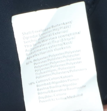 Kangol Women's Black Parka Coat Size 12 - Hooded Casual Winter Wear