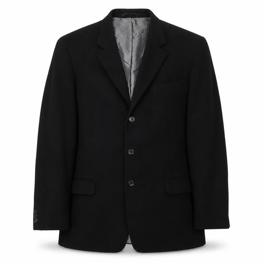 Mens UK Size 42 Armando Regular Black Suit Jacket