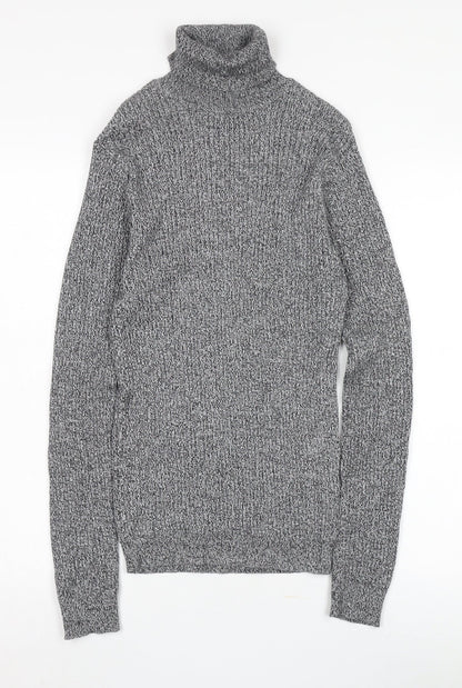 Womens UK Size M Brave Soul Grey Pullover Jumper