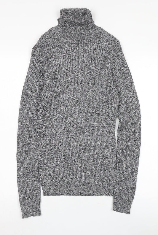 Womens UK Size M Brave Soul Grey Pullover Jumper
