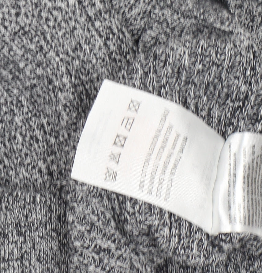 Womens UK Size M Brave Soul Grey Pullover Jumper