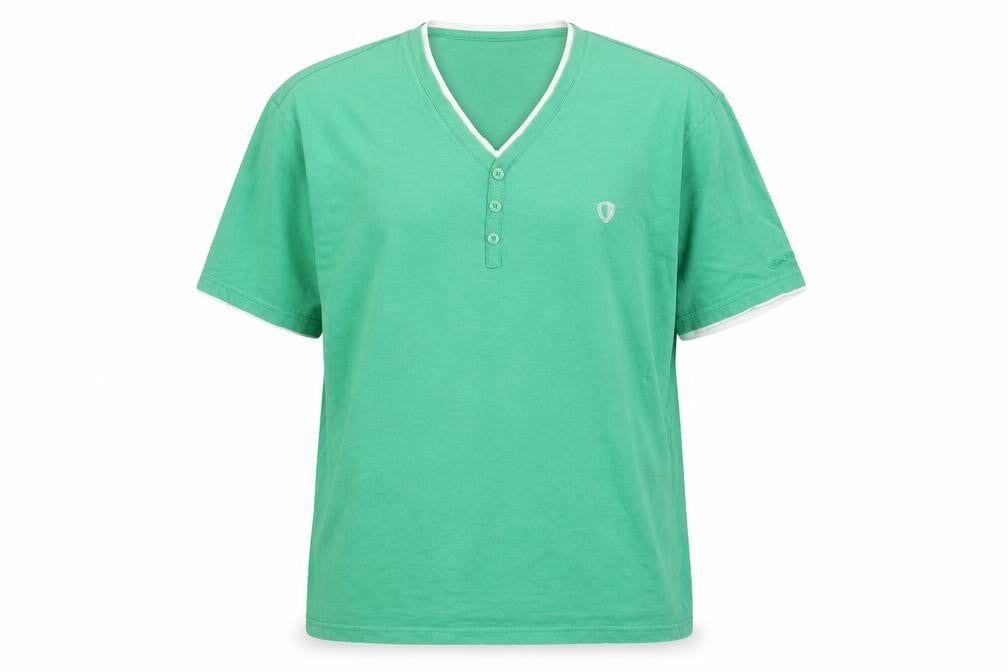 Unisex Adults UK Size L Ben Sherman Green Basic Polo
