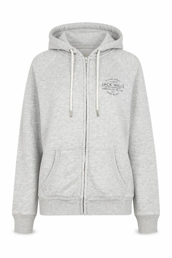 Womens UK Size 8 Jack Wills Grey Basic Jacket