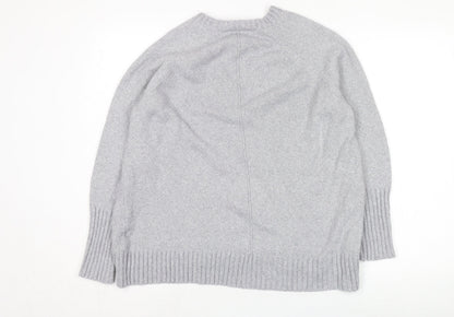Oasis Women's Grey Pullover Jumper Size L
