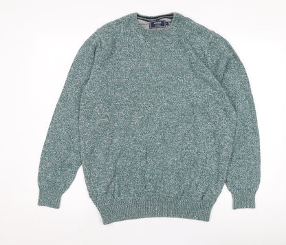 Maine Men's Green Pullover Jumper - Size S