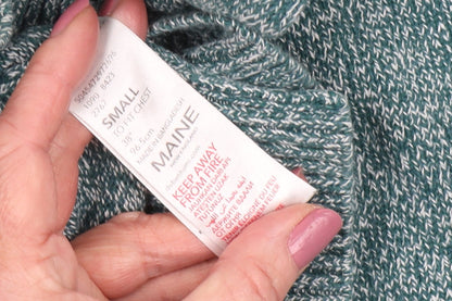 Maine Men's Green Pullover Jumper - Size S