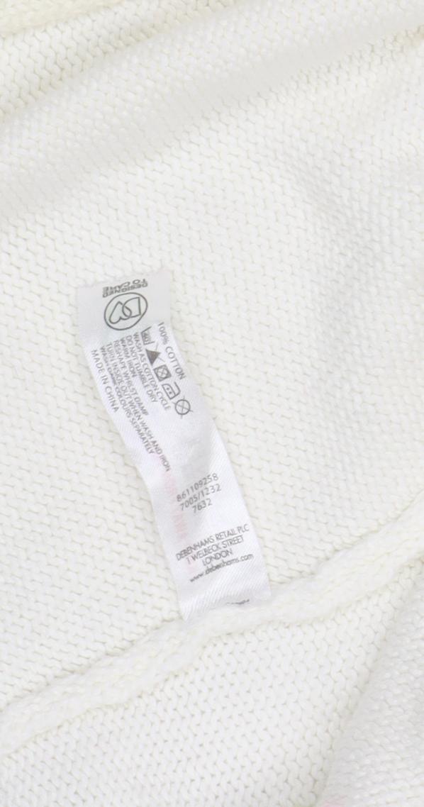 Rocha John Rocha Girls Ivory Floral Cardigan 6 Years