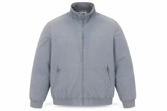 Mens UK Size M Greenwoods Grey Windbreaker Coat