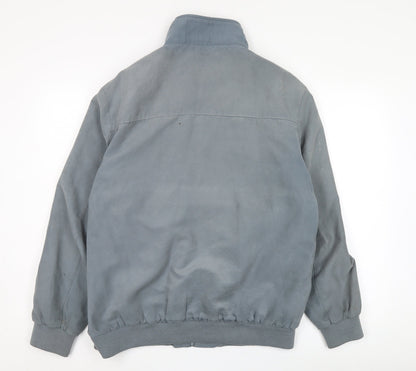 Mens UK Size M Greenwoods Grey Windbreaker Coat