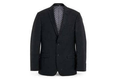 Mens UK Size 40 Racing Green Regular Black Suit Jacket
