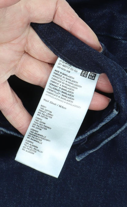 Uniqlo Women's Blue Mom Jeans Size 3 Denim Regular Fit