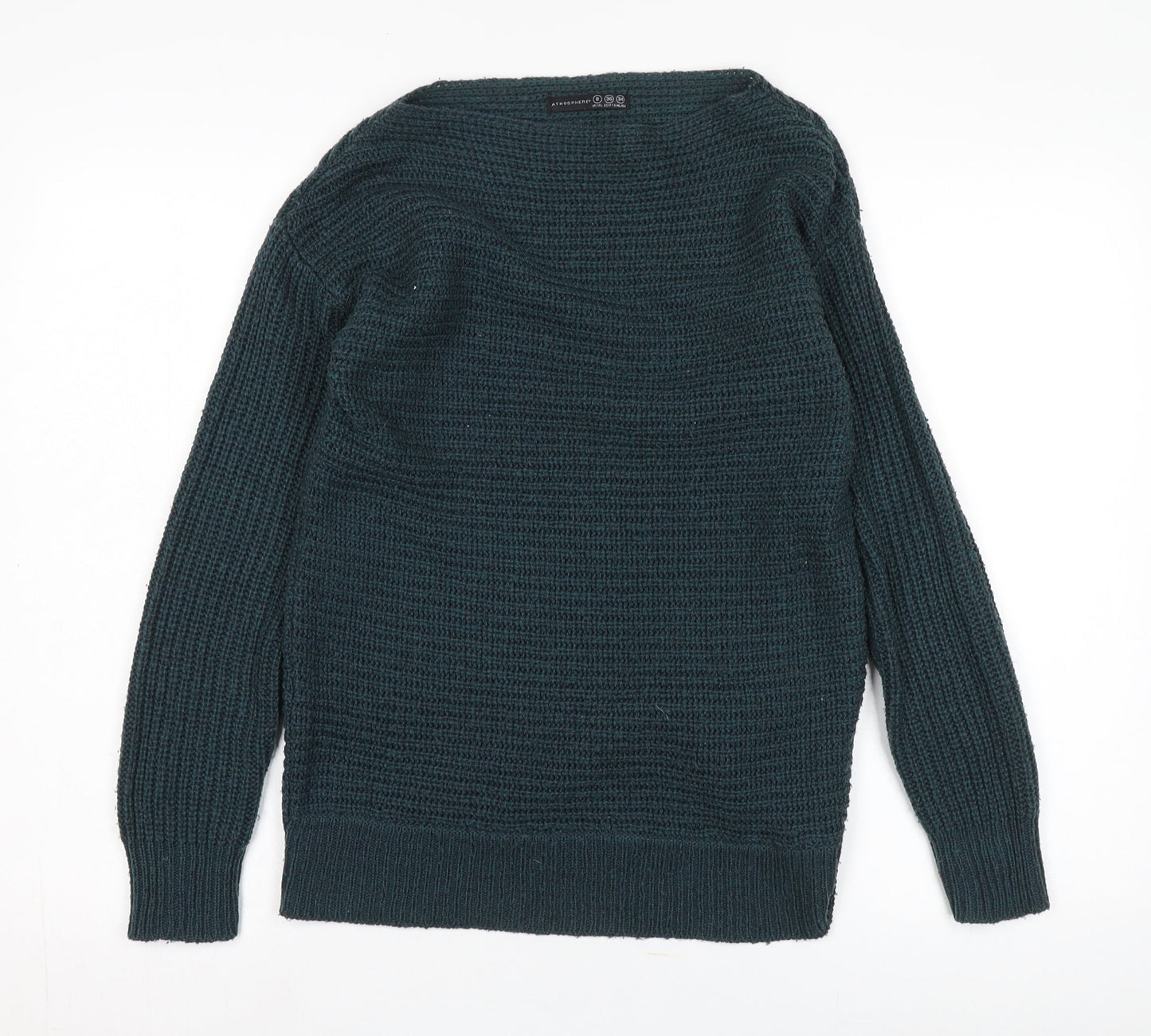 Womens UK Size 8 Atmosphere Green Pullover Jumper