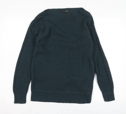 Womens UK Size 8 Atmosphere Green Pullover Jumper