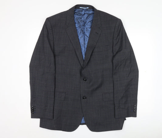 Mens UK Size 44 Santinelli Regular Grey Suit Jacket