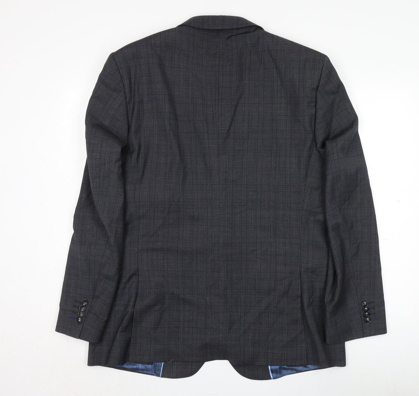 Mens UK Size 44 Santinelli Regular Grey Suit Jacket