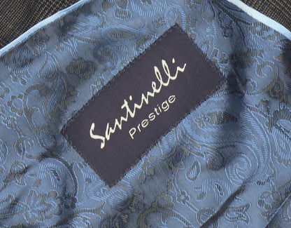 Mens UK Size 44 Santinelli Regular Grey Suit Jacket