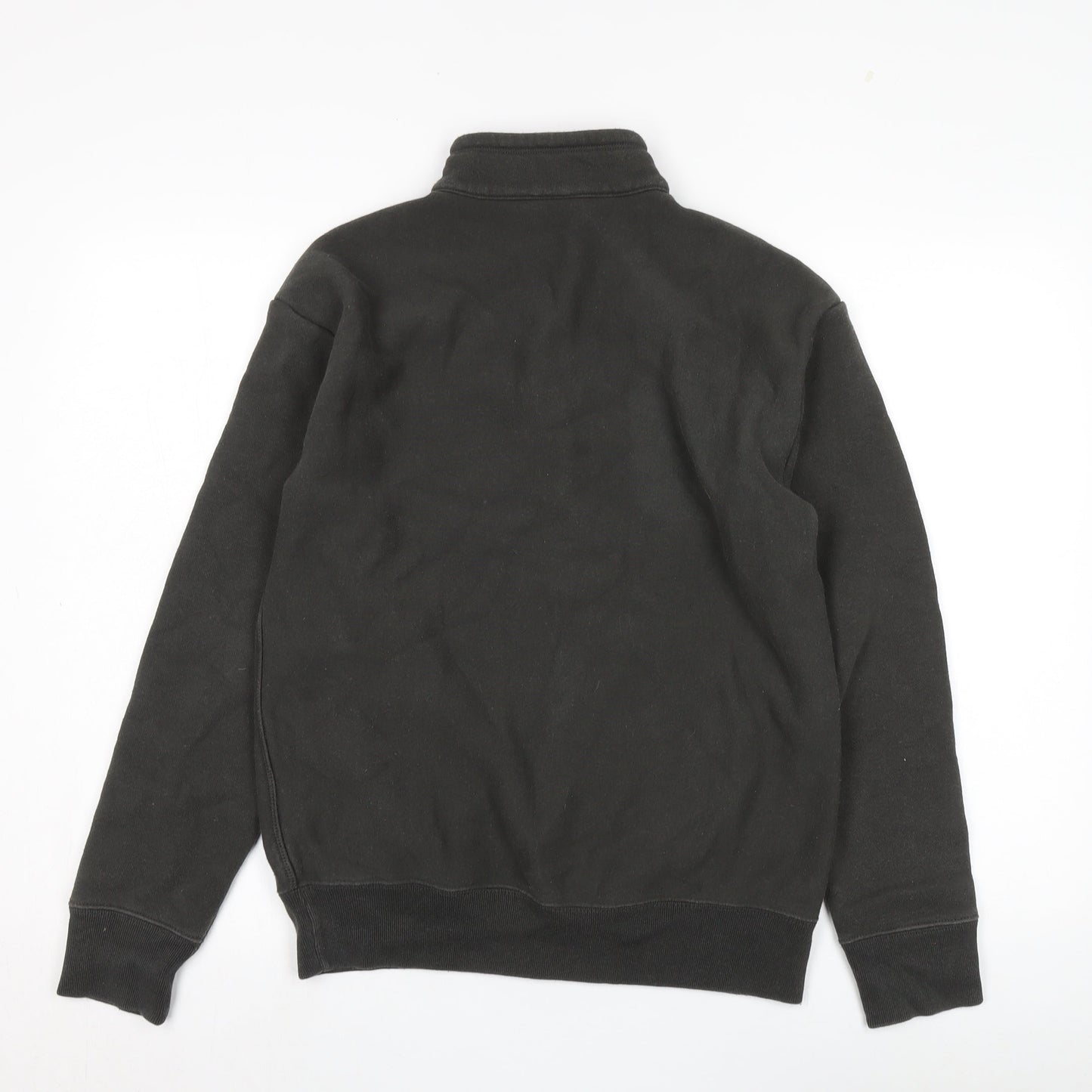 Mens UK Size XS Champion Black 1/4 Zip Sweatshirt