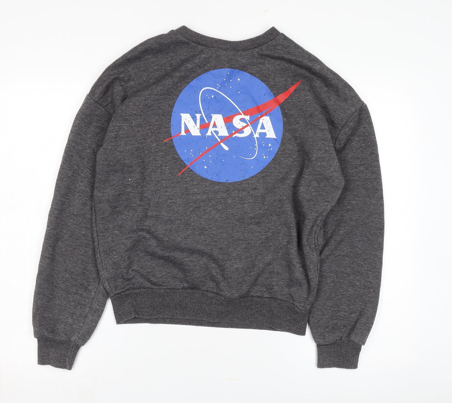NASA Unisex Kids Grey Pullover Sweatshirt XS