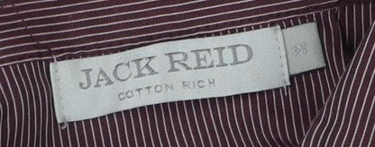 Jack Reid Men's Black V-Neck Pullover Jumper - M