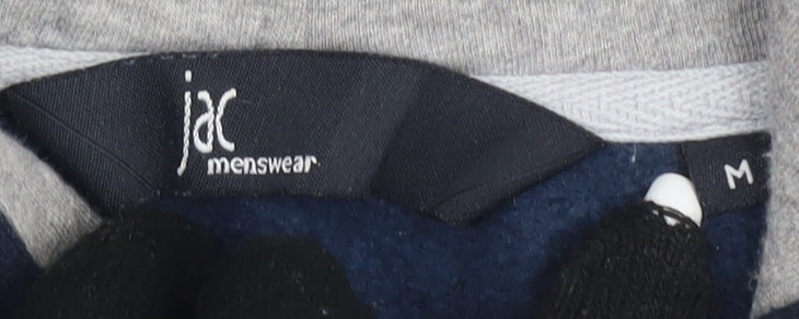 Jac Menswear Men's Black Pullover Hoodie, M, Hooded