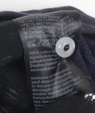 Calvin Klein Jeans Men's Blue Long Sleeve Polo M