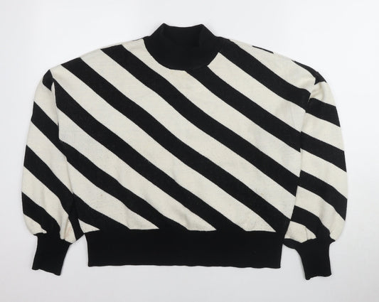 Womens UK Size M VERO MODA Black Pullover Jumper