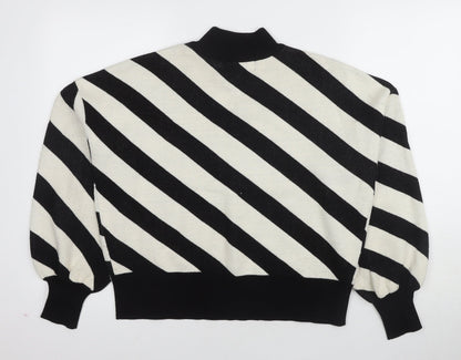 Womens UK Size M VERO MODA Black Pullover Jumper