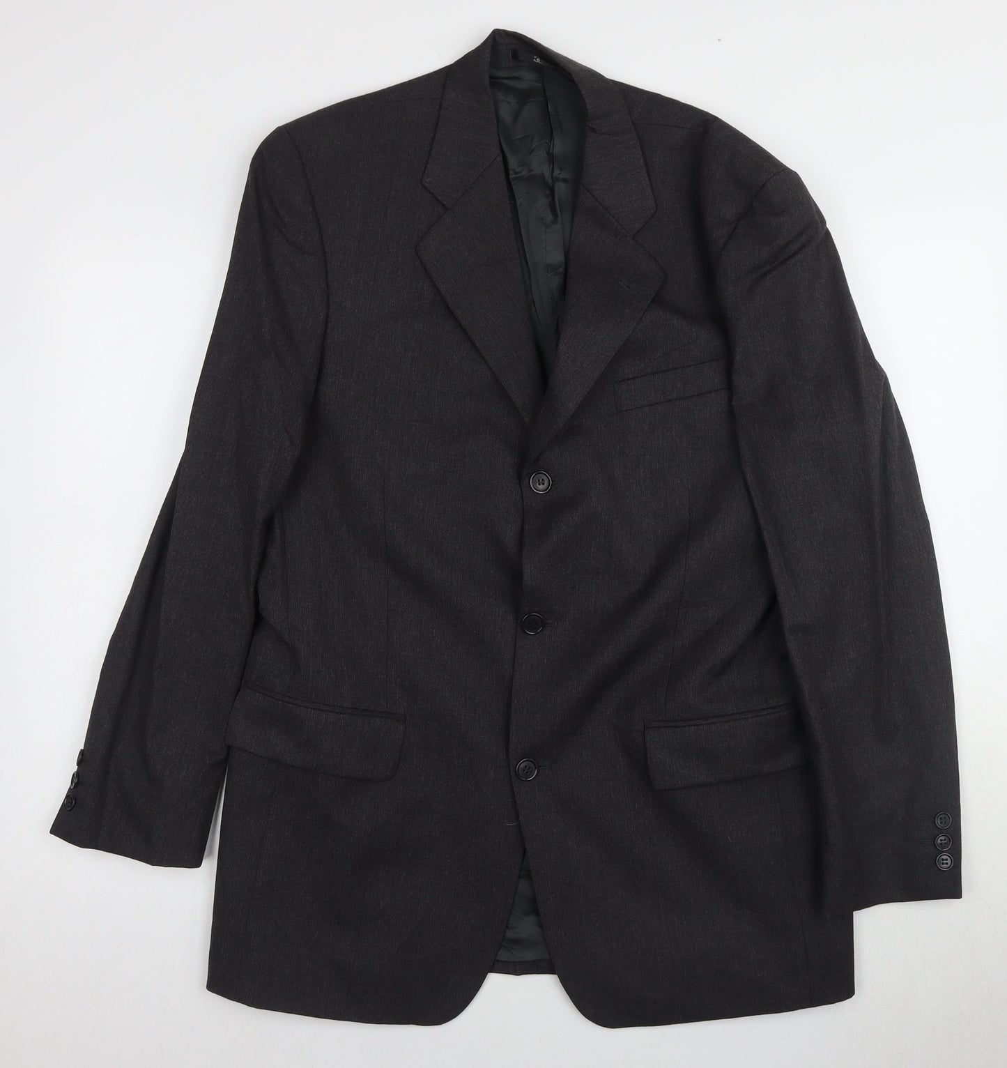 Mens UK Size L Ciro Citterio Regular Black Suit Jacket