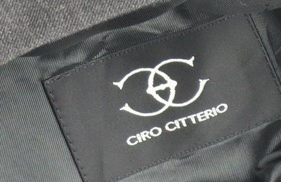 Mens UK Size L Ciro Citterio Regular Black Suit Jacket