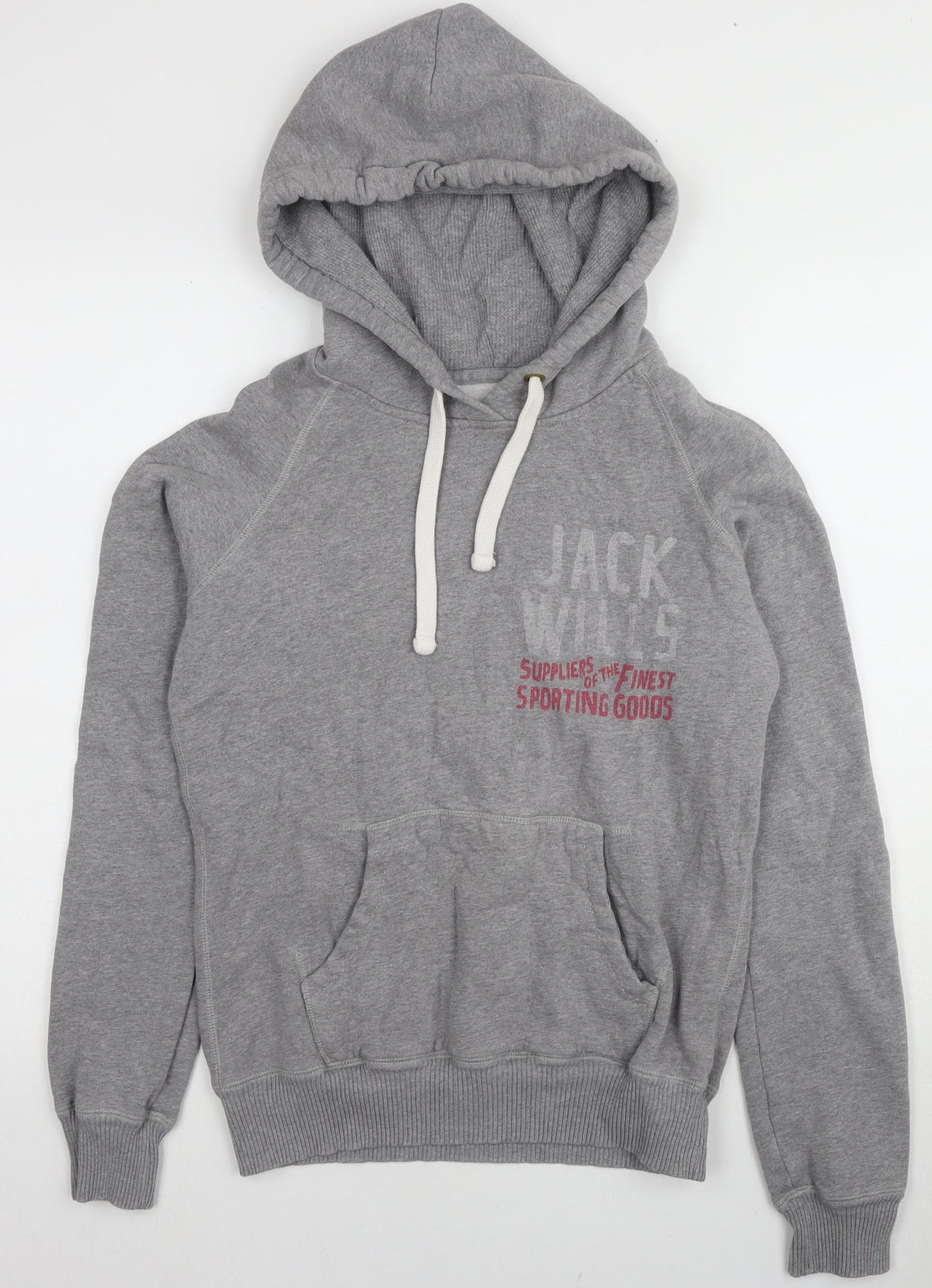 Womens UK Size 10 Jack Wills Grey Pullover Hoodie