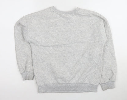 Disney Girls Grey Minnie Mouse Pullover Sweatshirt 10-11 Years