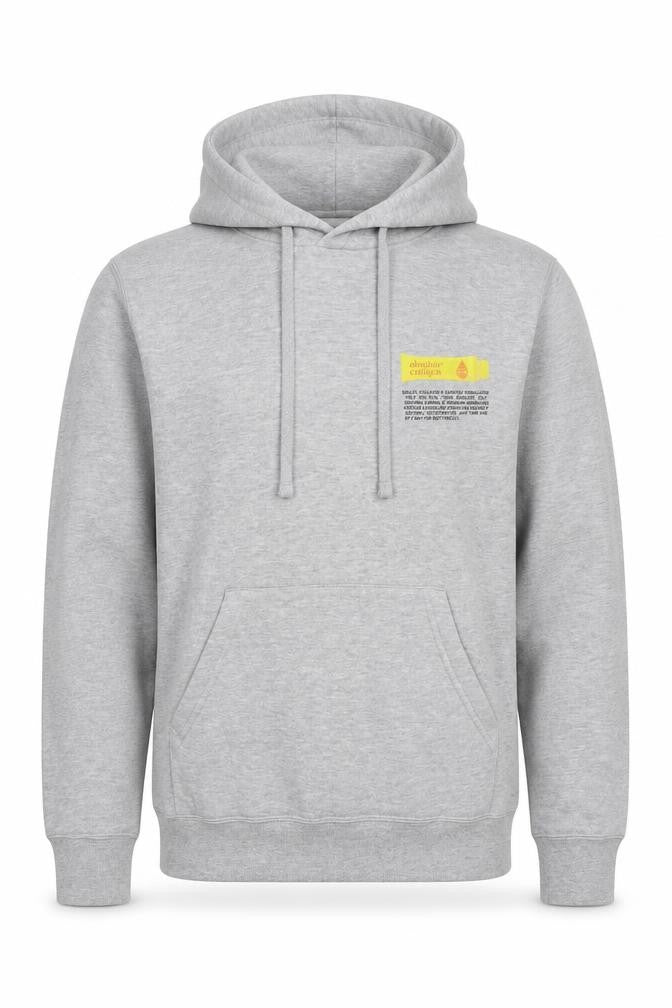Unisex Adults UK Size S Russell Grey Pullover Hoodie