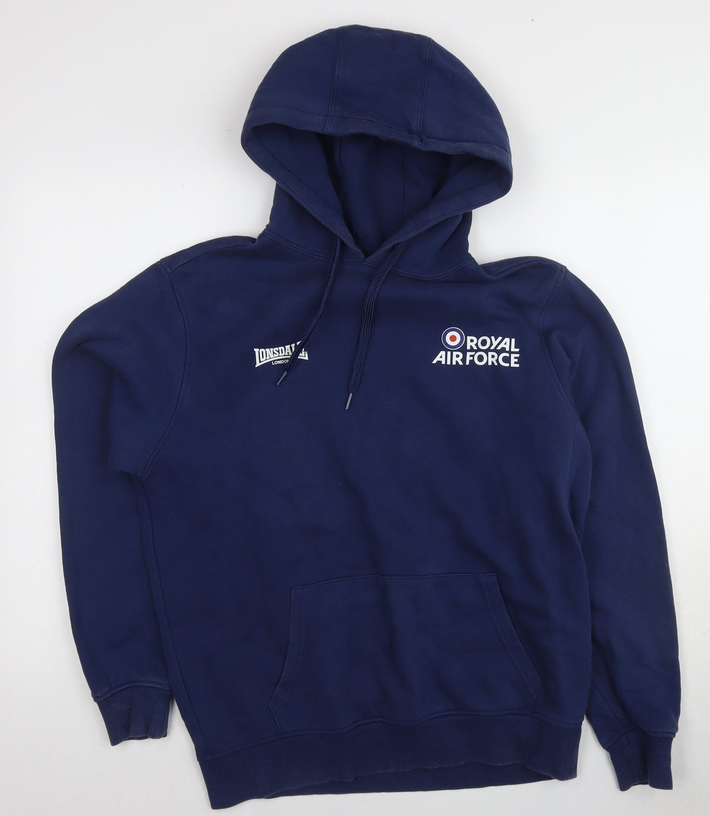 Mens UK Size S Lonsdale Blue Pullover Hoodie