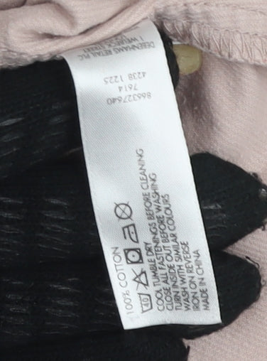 Debenhams Girls Pink A-Line Cotton Dress 18-24 Months